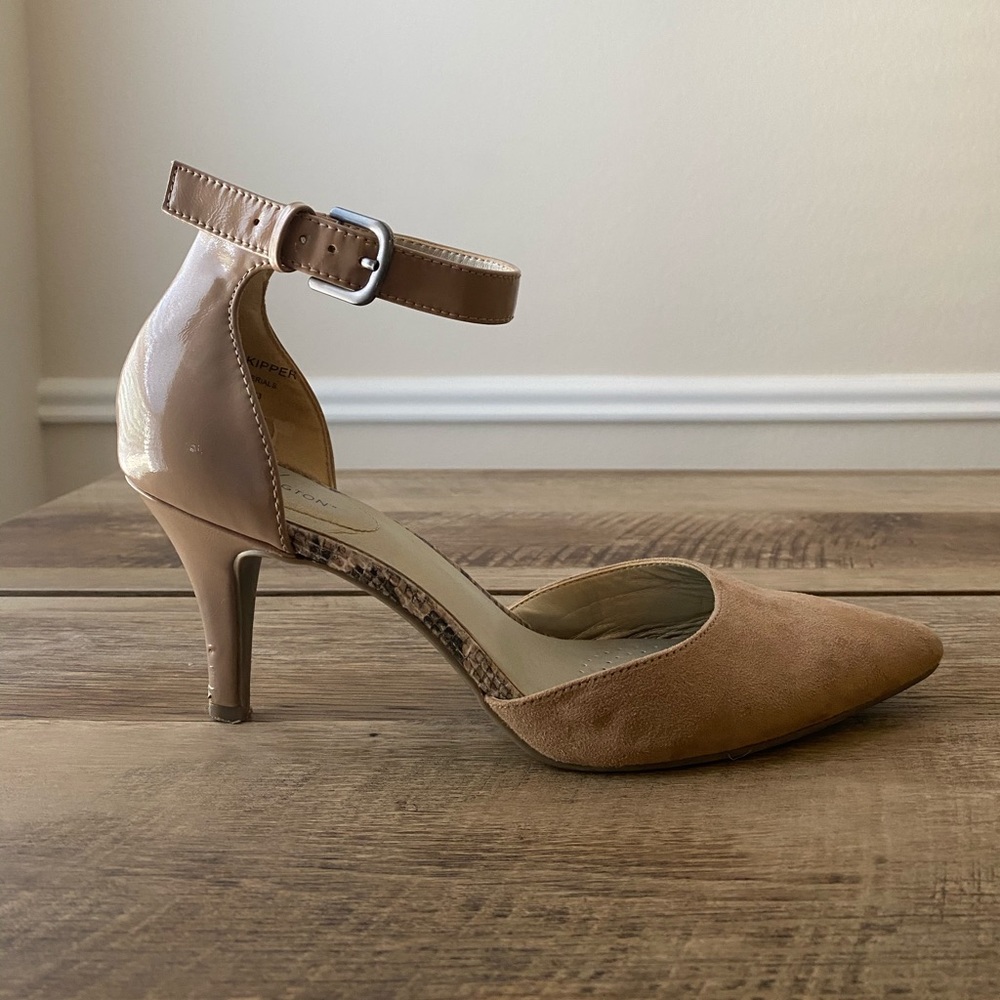 Tan Pointed Toe Pumps
